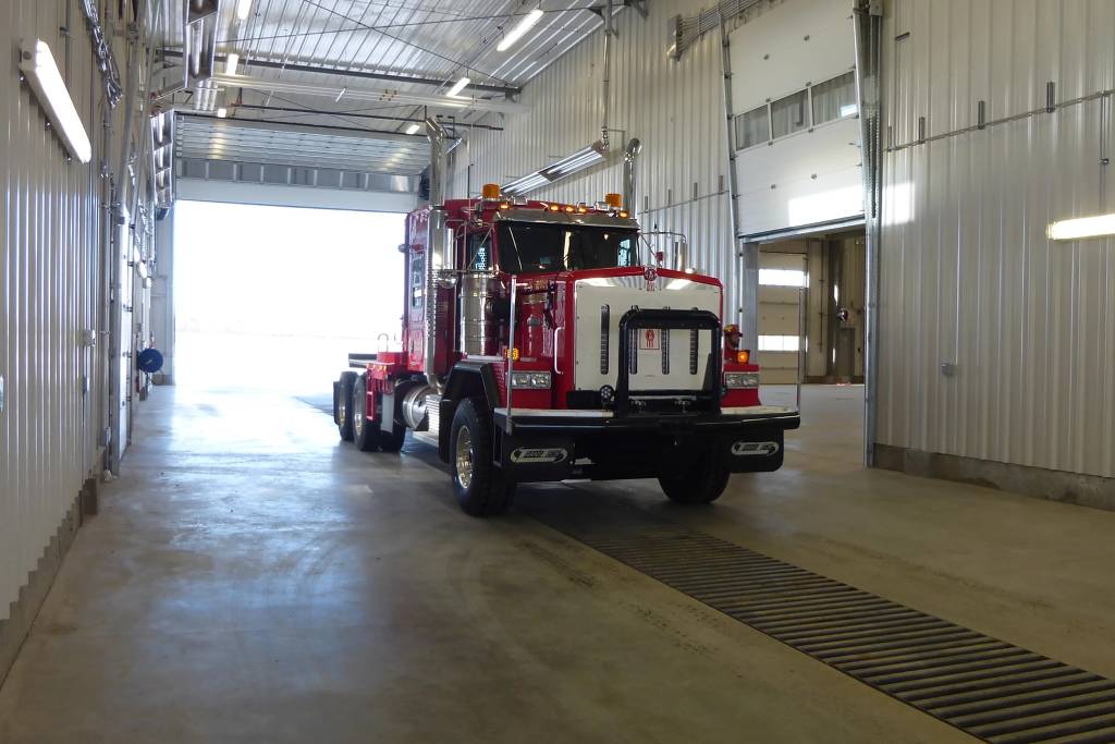 A front view of the NCSG truck.