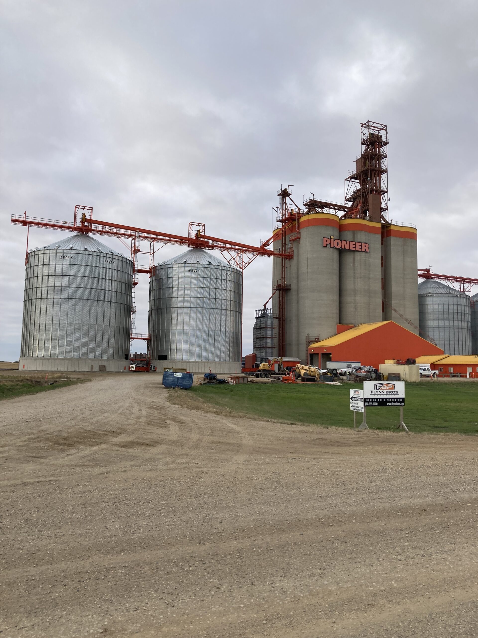 Richardson Pioneer grain storage system in Melfort, SK.