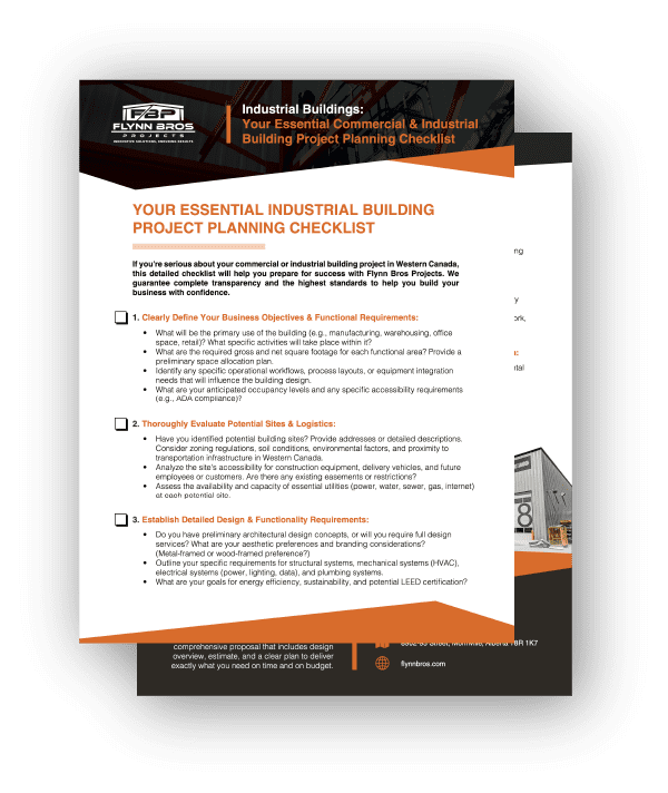 Industrial Buildings Checklist Mockup